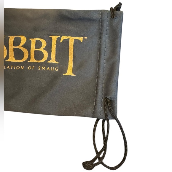 The Hobbit Black and Gold Fabric Pouch - Picture 3 of 6
